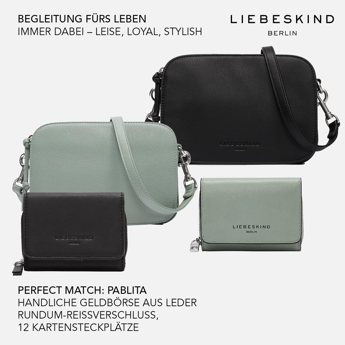 Liebeskind Berlin Umhängetasche „Luka“ I Kleine Cross-Body Bag aus Leder – Bild 5