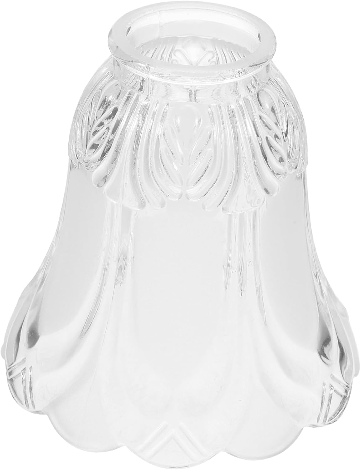 4pcs Frosted Glass Lamp Shade for Chandelier Decorative Replacement Lampshade Cover for Living Room and Bedroom Decor