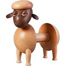 Cute Cartoon Donkey Wooden Tissue Box, Creative Home Artifacts and Ornaments Gifts, Solid Wood Household Donkey Decoration, Wooden Tissue Holder