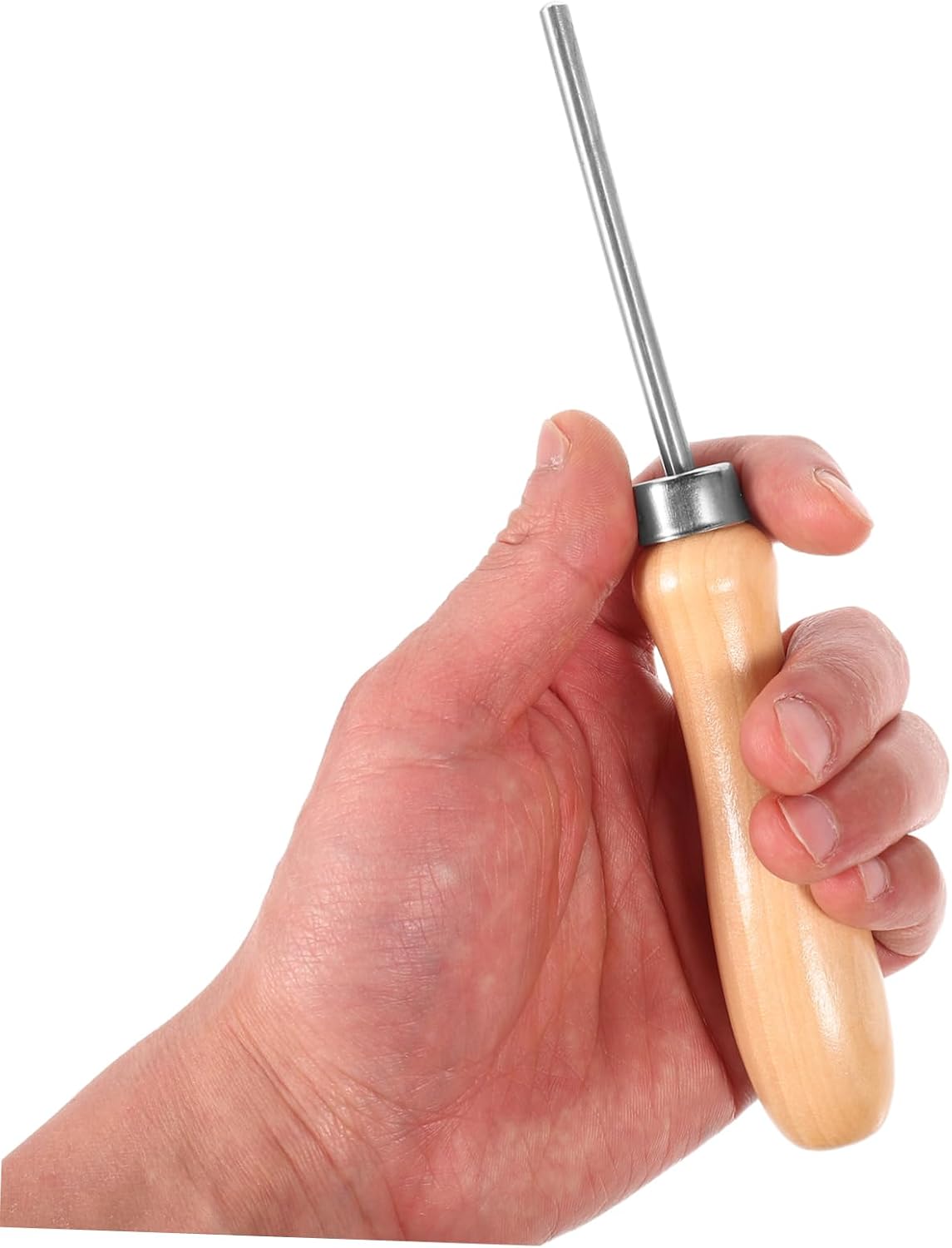 VICASKY Wooden Handle Racquet Pulling Straight Awl Tennis Stringing Machine Tool Badminton Racket Stringing Accessories