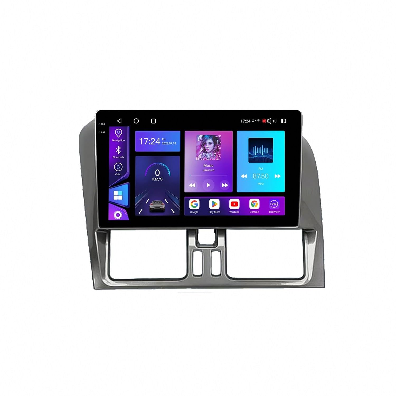 Radio coche 2 DIN con Carplay inalámbrico 2G+32G para renovar tu Volvo XC60 2009-2017 8