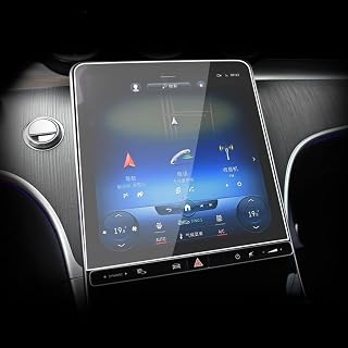 AzuMio Para Mercedes Benz Classe C AMG C63 2023 Carro central console tela de vidro temperado filme de vidro Anti risco Rádio filme de vidro
