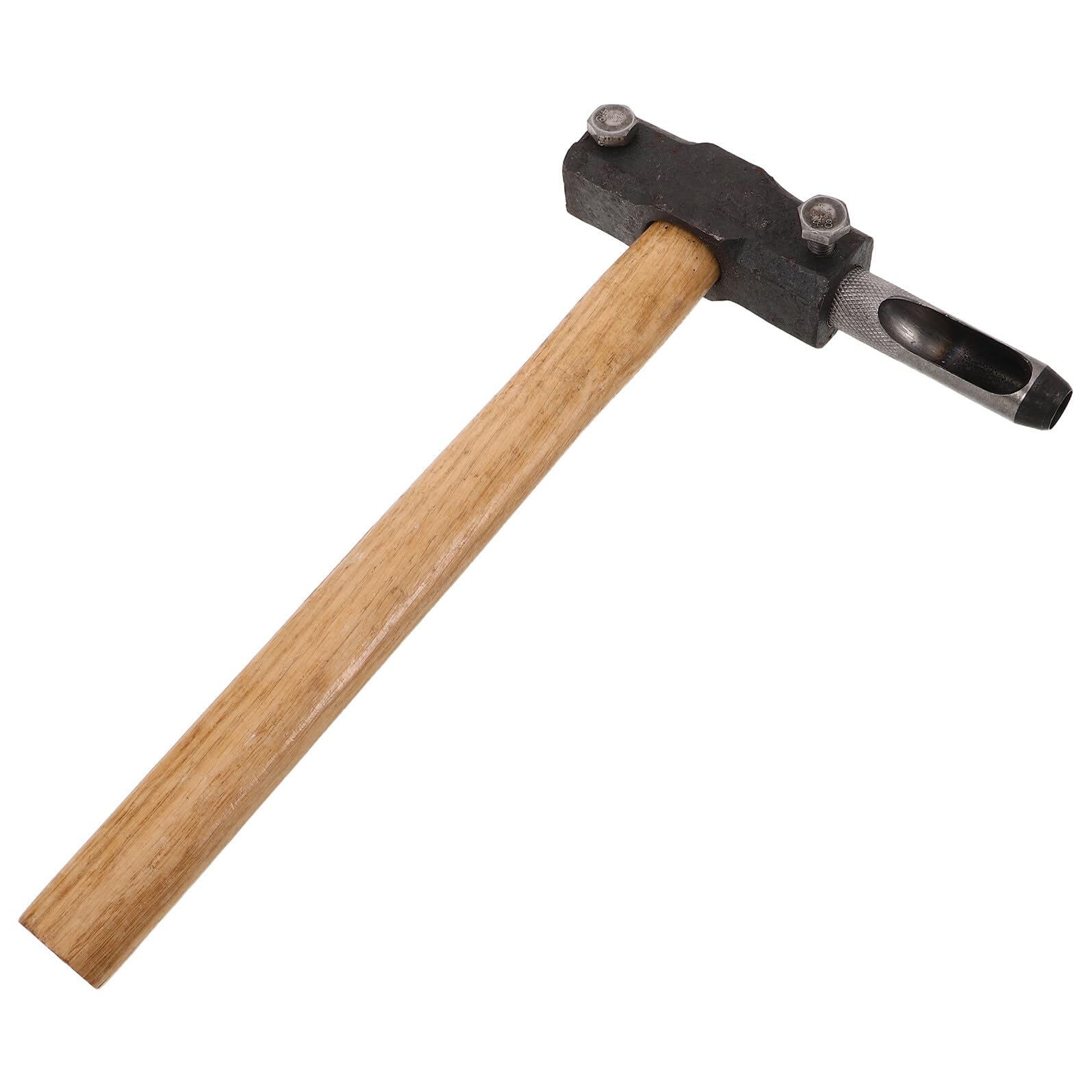 DECHOUS Martello Perforatore per Inoculazione Funghi su Tronchi Utensile per Punzonatura e Piantagione Miceti Strumento Robusto con Impugnatura Ergonomica per Uso Esterno in Giardino