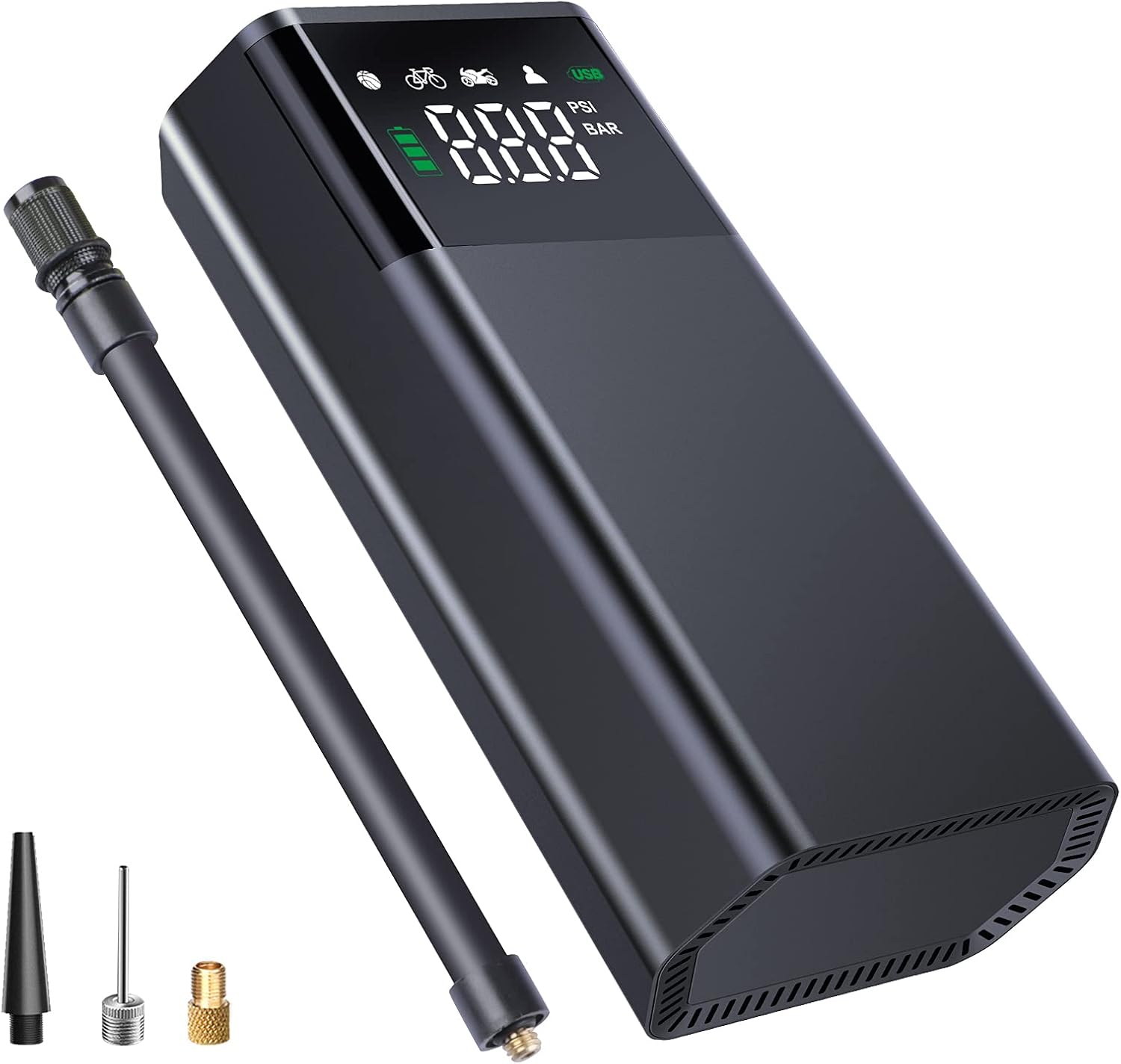 Tire Inflator Portable Air Compressor,Cordless Tire Pump