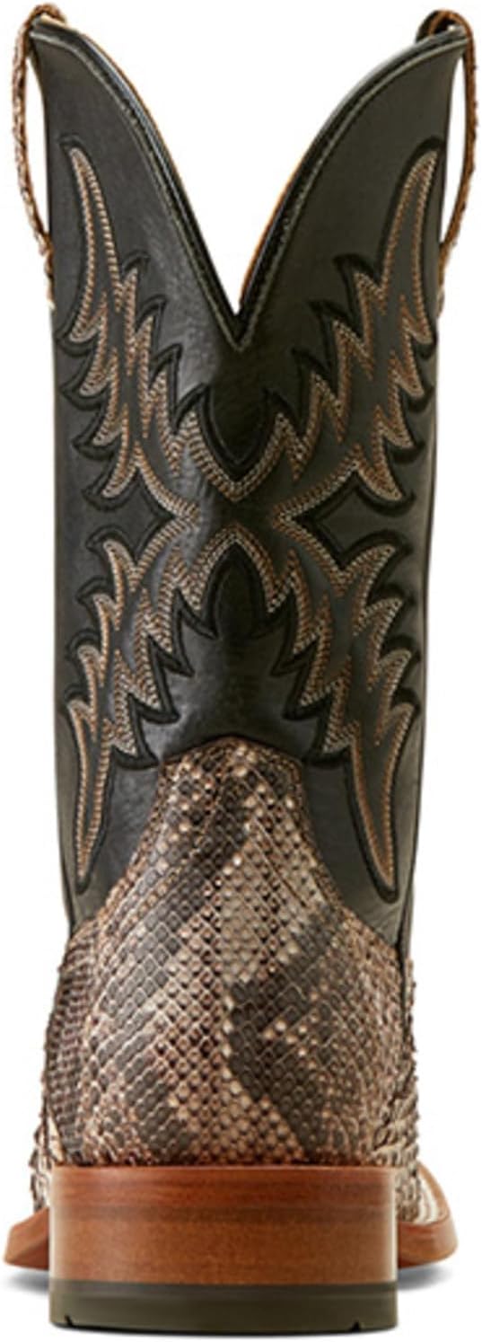 ARIAT Men's Dry Gulch Exotic Python Western Boot Broad Square Toe - 10047081 8.5 D(M) US