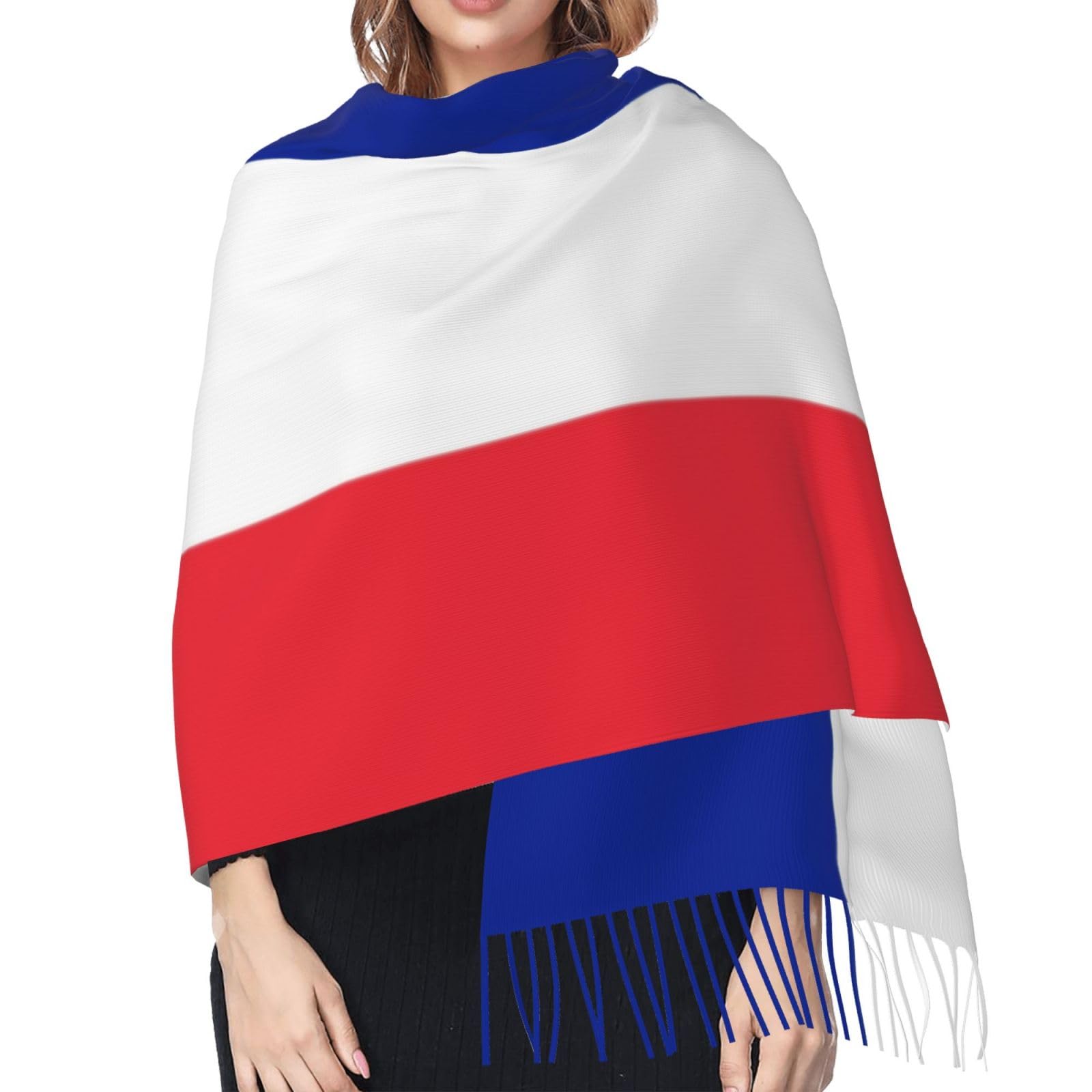 Amazon.co.jp: ショール ロングスカーフ フランス 国旗 スカーフ