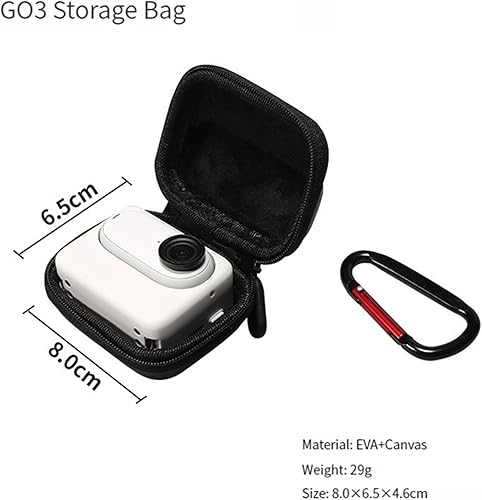 Miniatura 7 de LICHIFIT Mini bolsa de almacenamiento para cámara Insta360 GO3 y cámara de acción portátil funda protectora funda de transporte Shell Box accesorios