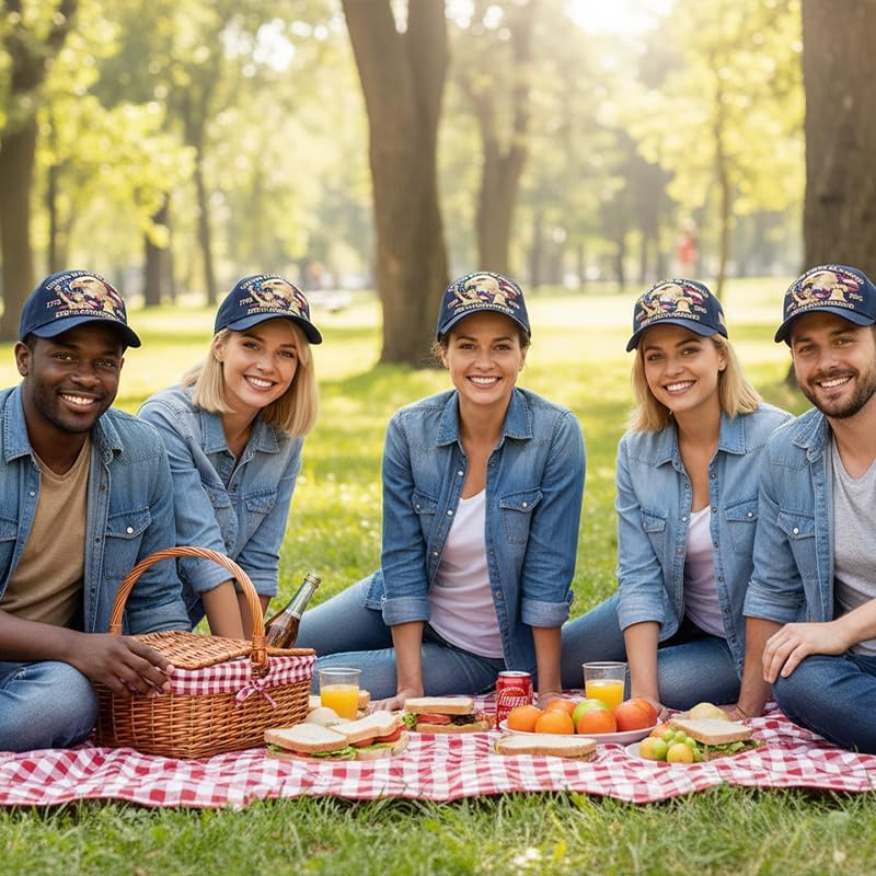 250 Anniversary USA Hat, Adjustable 250 Year American Anniversary Hat - Image 4