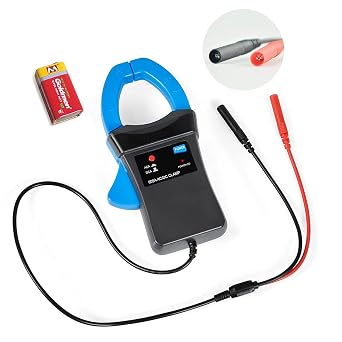 KE-605A AC/DC 600A Clamp Meter Adapter, 1A=1mV High Precision Current Probe for Digital Multimeters, Automotive & Electric Tester Accessory