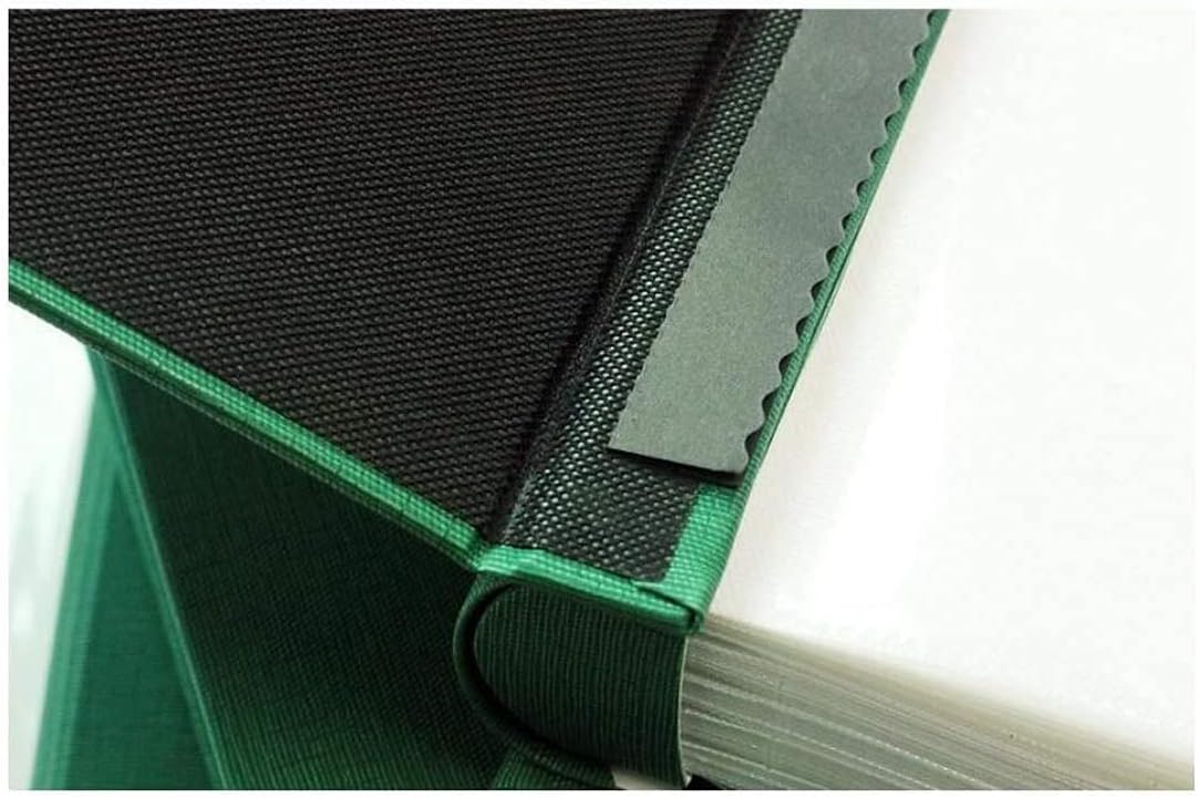 Linen Leather 4X6 Photos 1000 Insert Pocket Extra Large Capacity Family Baby Growth Album, Green (Color:B)