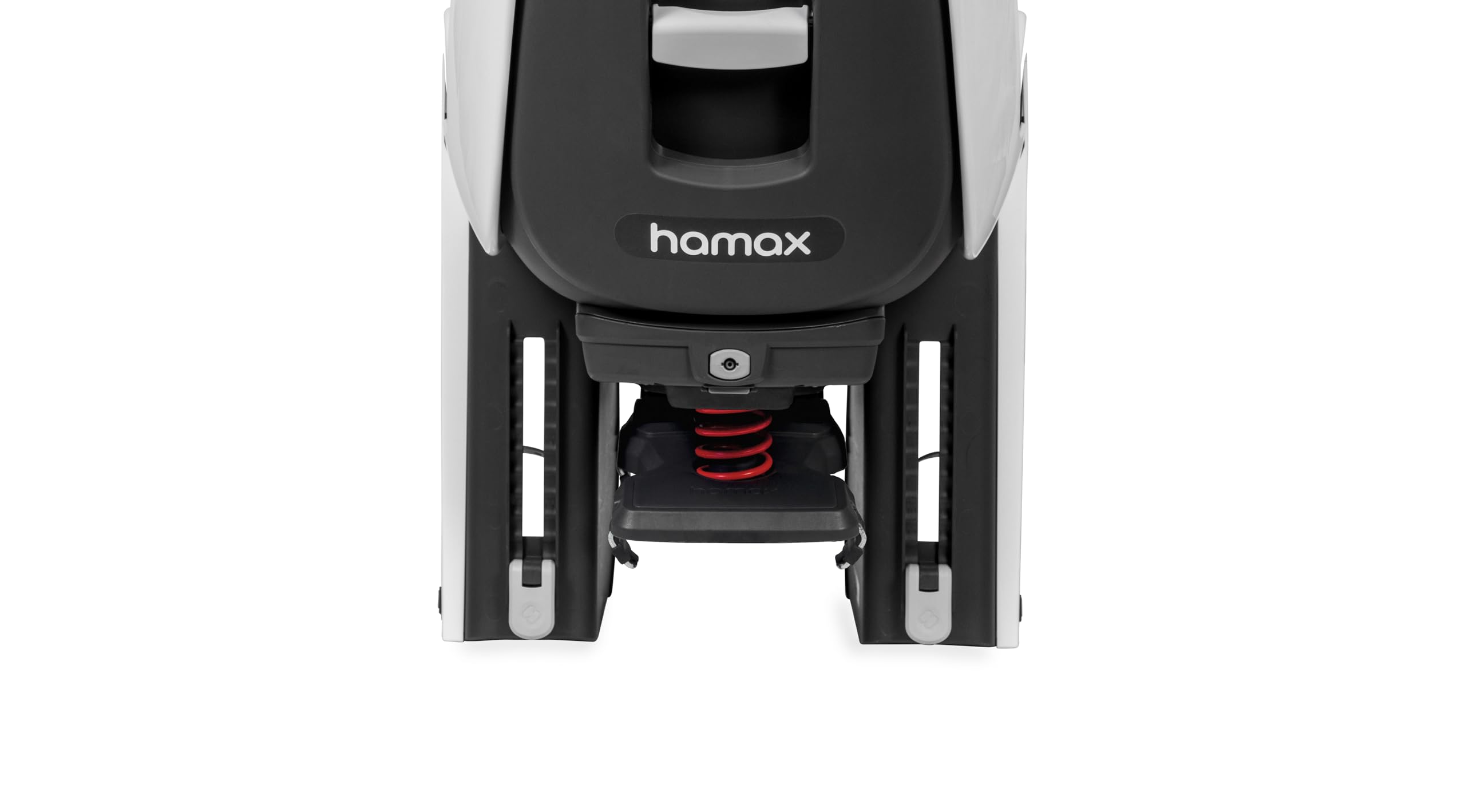 HAMAX Caress Gepäckträger-Adapter für Kinderfahrradsitz Caress, Geeignet für Gepäckträger von 120-180 mm, Kompatibel für E-Bikes