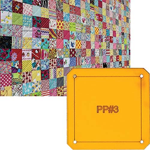 Jen Kingwell Designs Plantilla e instrucciones del proyecto de postal #3 Scrappy Squares