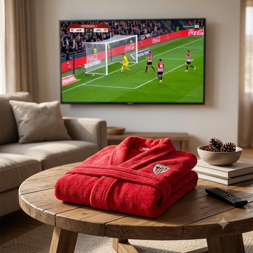 Albornoz de baño de equipos de fútbol, ​​batas de baño para adultos, regalos para aficionados, regalos para mujeres y hombres, regalos