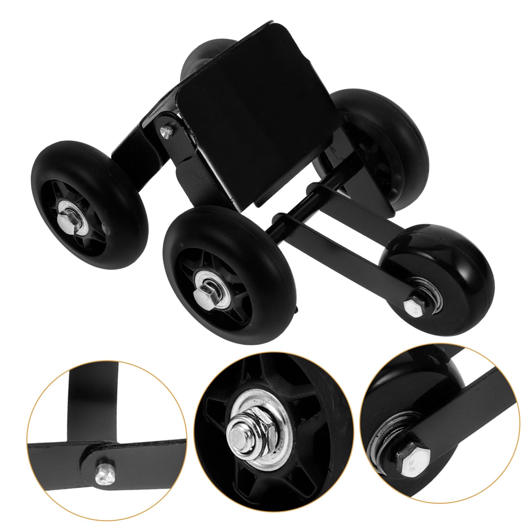 Outil de Déplacement de Pneu Moto en Métal Noir, Robuste et Résilient, pour Motocyclettes et Tricycles Électriques, Facilite Le Déplacement Fiable des Roues Couleur Aléatoire