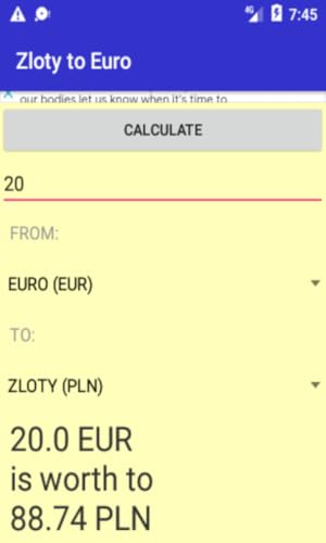 Zloty to Euro Converter