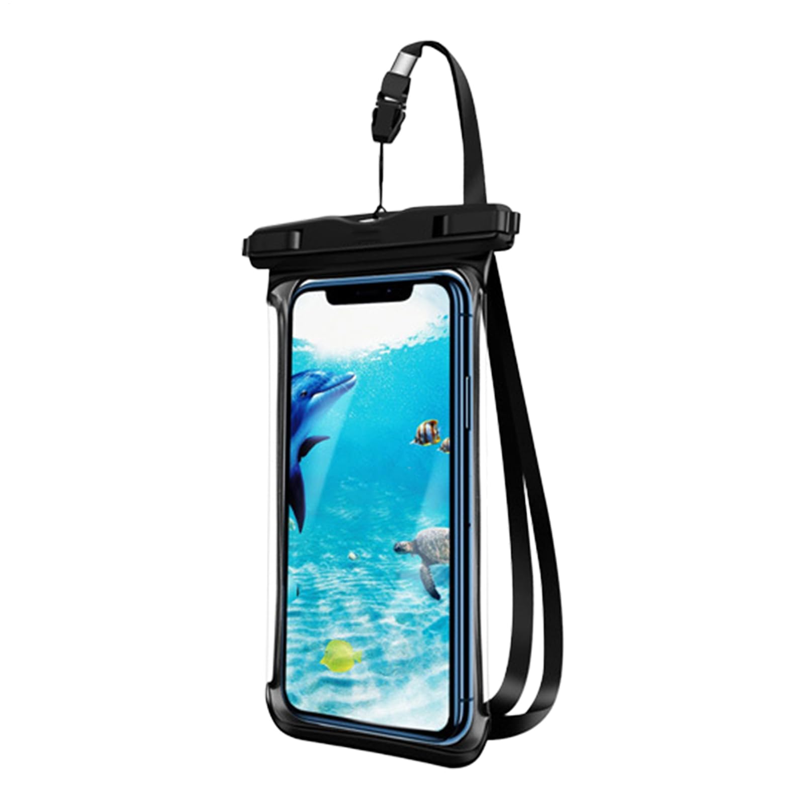Generico Waterproof Phone Case with Lanyard, Clear Floating Phone Pouch, Touchscreen Compatible, Watertight & Dustproof, Outdoor Accessories for Beach, Swimming, Snorkeling, Kayaking