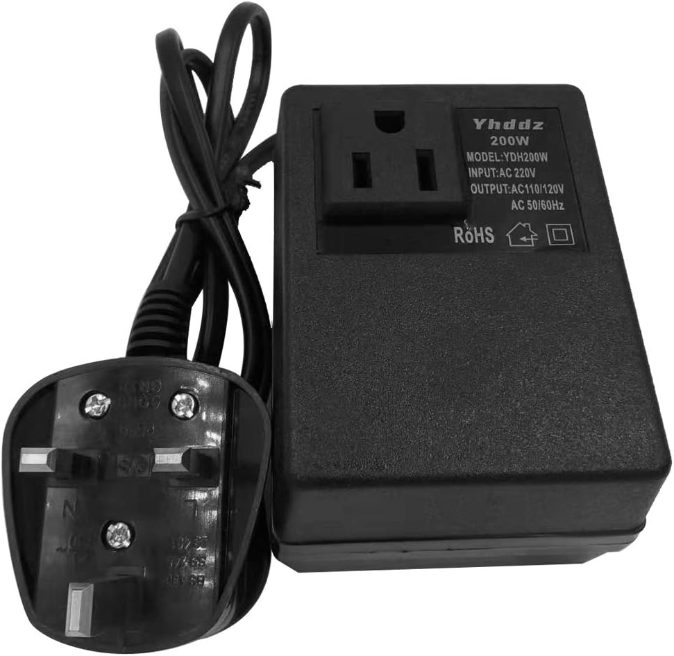 Intelligent Efficient Household 200W AC 220V to 110V Step Down Transformer Voltage Converter Travel Power Adapter