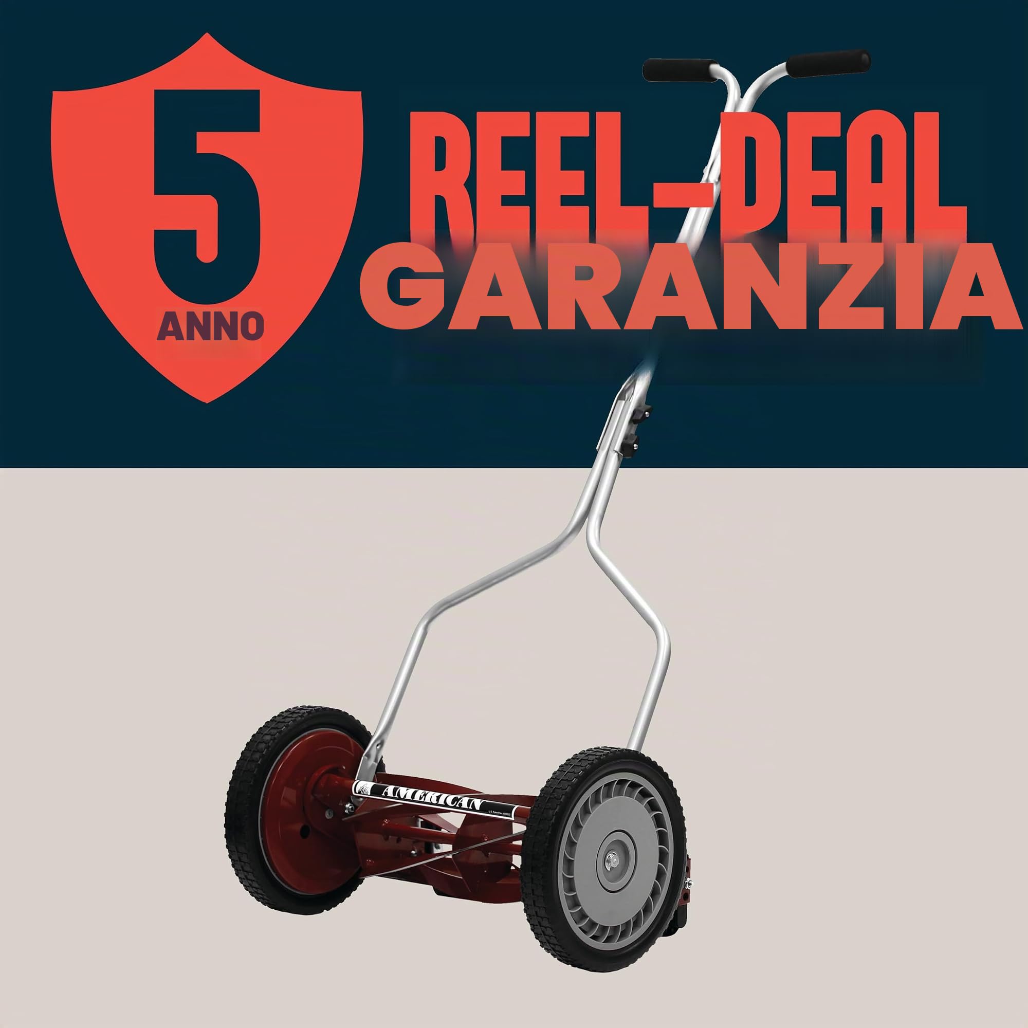 American Lawn Mower Company 1304-14 14-Inch 5-Blade Push Reel Lawn Mower