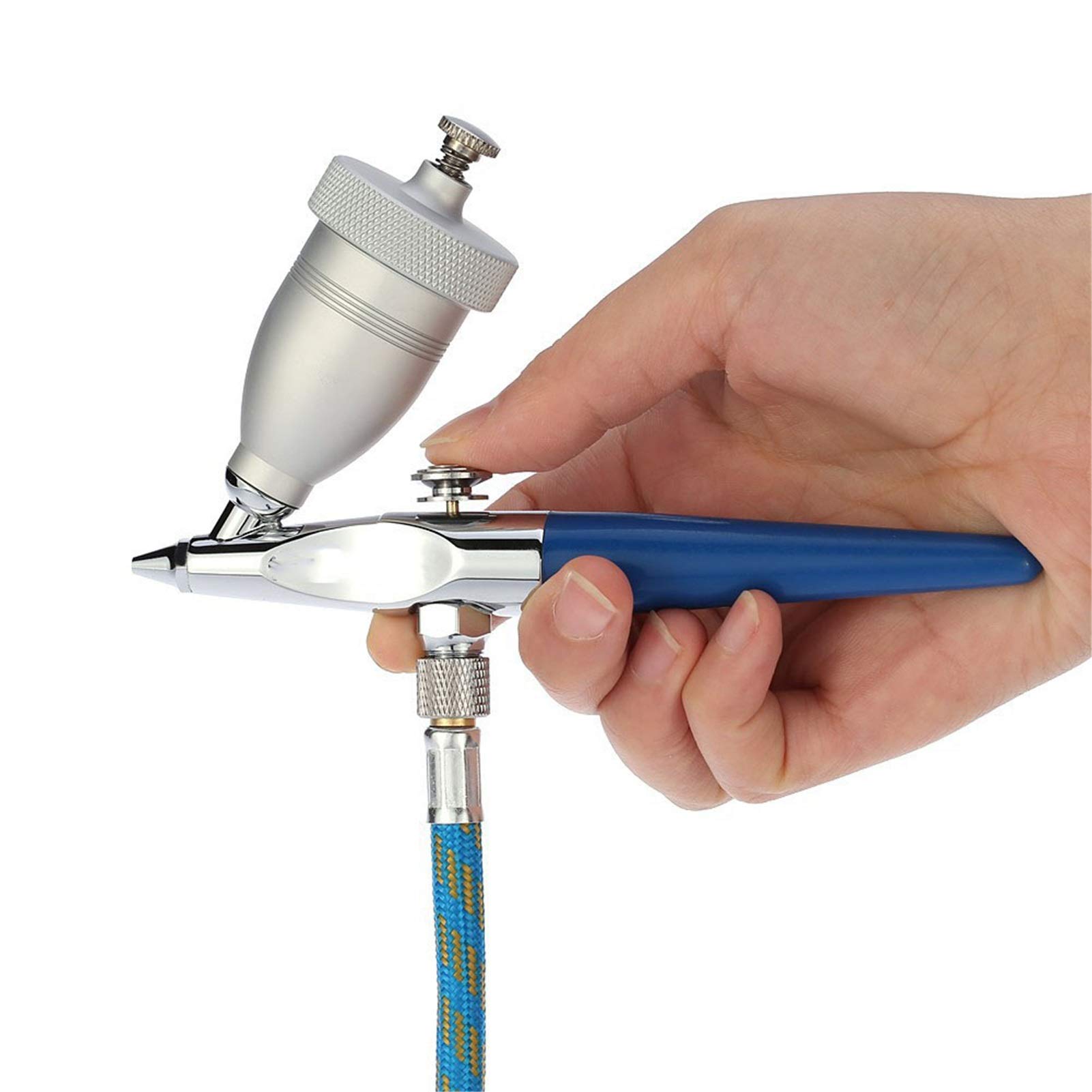 Amazon.co.jp: Dual-Action Gravity Feed Airbrush Professional Se