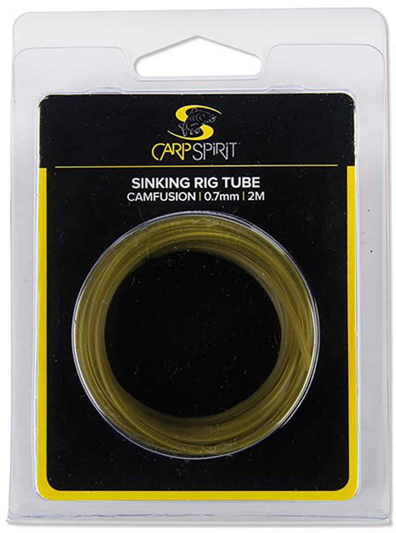 Gaine PVC Carp Spirit Pour Pêche De La Carpe - Diamètre 0,70 Mm, Longueur 2 M, Couleur Vert Herbe - Tube Pour Ligne Coulissante