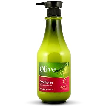 Olive Oil Moisturizing Hair Conditioner with Vitamin E, Shea Butter and Oils of Argan, Jojoba Seed and Wheat Germ for Dry and Damaged Hair