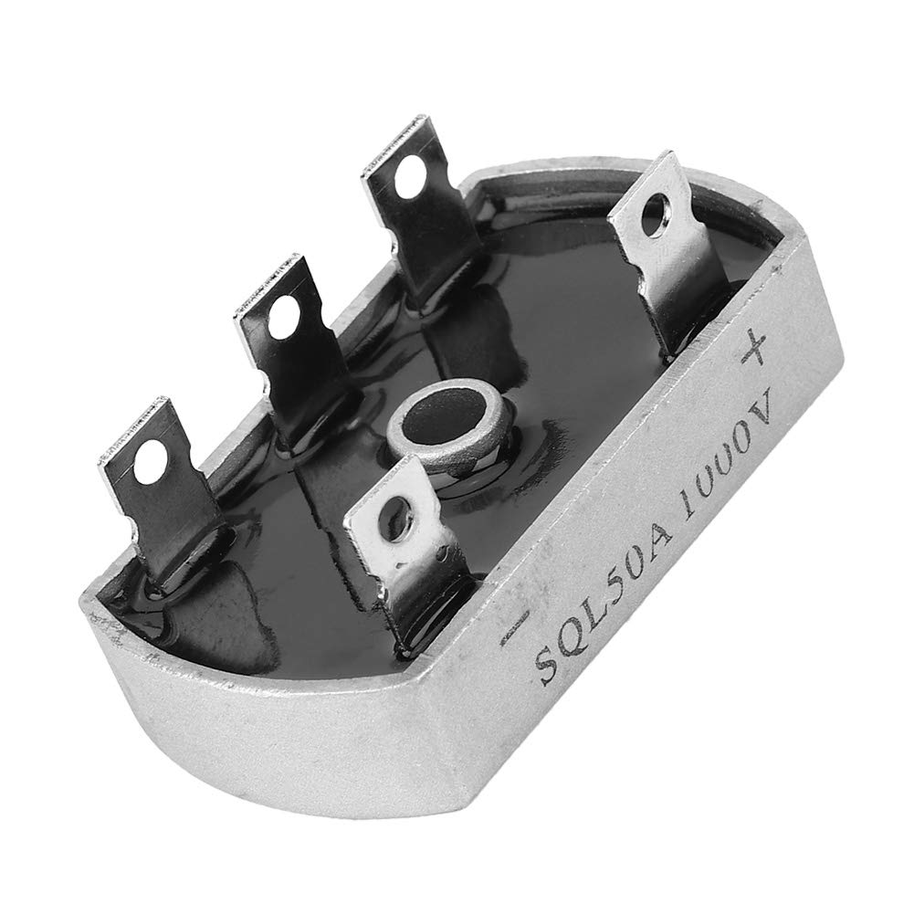 4 piezas puente rectificador diodo módulo trifásico placa rectificador puente SQL50A 1000V trifásico baja frecuencia puente rectificador paquete para distribución de fuente de alimentación