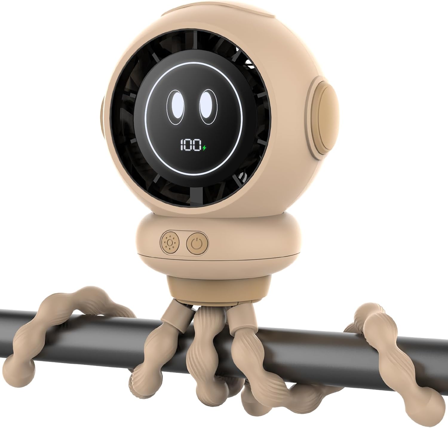 Stroller Fan, 6000mAh Stroller Fans Clip On for Baby with 4 Speeds, LED Display & Night Light, 360° Rotate Rechargeable Portable Fan for Car Seat Crib Bedroom Travel, Gifts for Mom, Dad Stroller Fan, 6000mAh Stroller Fans Clip On for Baby with 4 Speeds, LED Display & Night Light, 360° Rotate Rechargeable Portable Fan for Car Seat Crib Bedroom Travel, Gifts for Mom, Dad