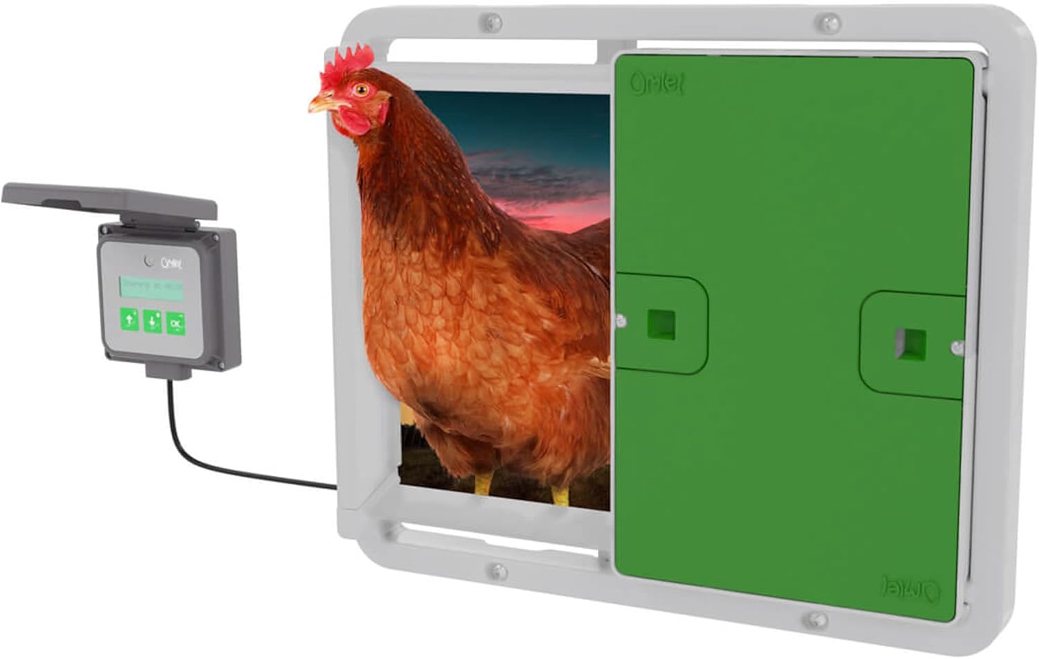 Omlet Automatic Chicken Coop Door Opener Operated by Light Sensor or