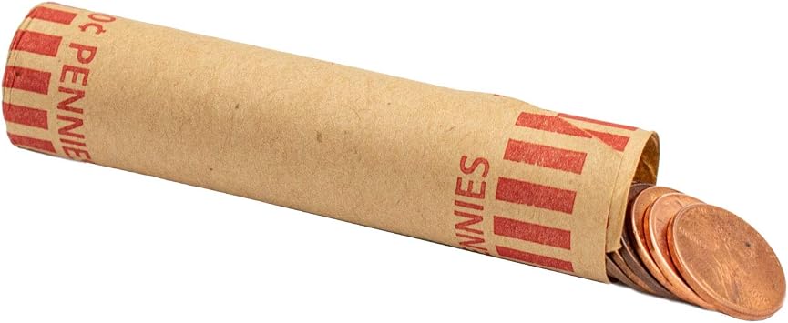 Pre-Formed Penny Coin Wrappers (Bundle of 100)