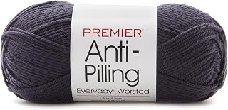 Premier Yarns Anti-Pilling Everyday Worsted Yarn, Soft Acrylic Yarn, Ideal Yarn for Crocheting and Knitting, Machine Washable, 180 yds, Admiral Blue