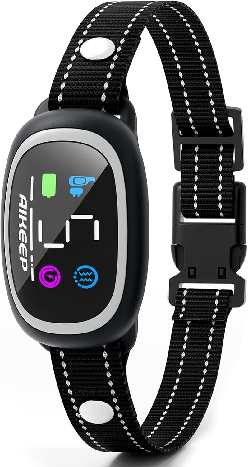 Replacement Receiver for AIKEEP 2-in-1 Dog Shock Collar and Bark Collar OTB3 (Black)