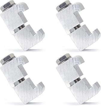 M8 ISO flanges Double Wall Clamp Double Claw Clamps Vacuum Fittings Aluminium Semiconductor ISO-K 63 80 100 4 Pack