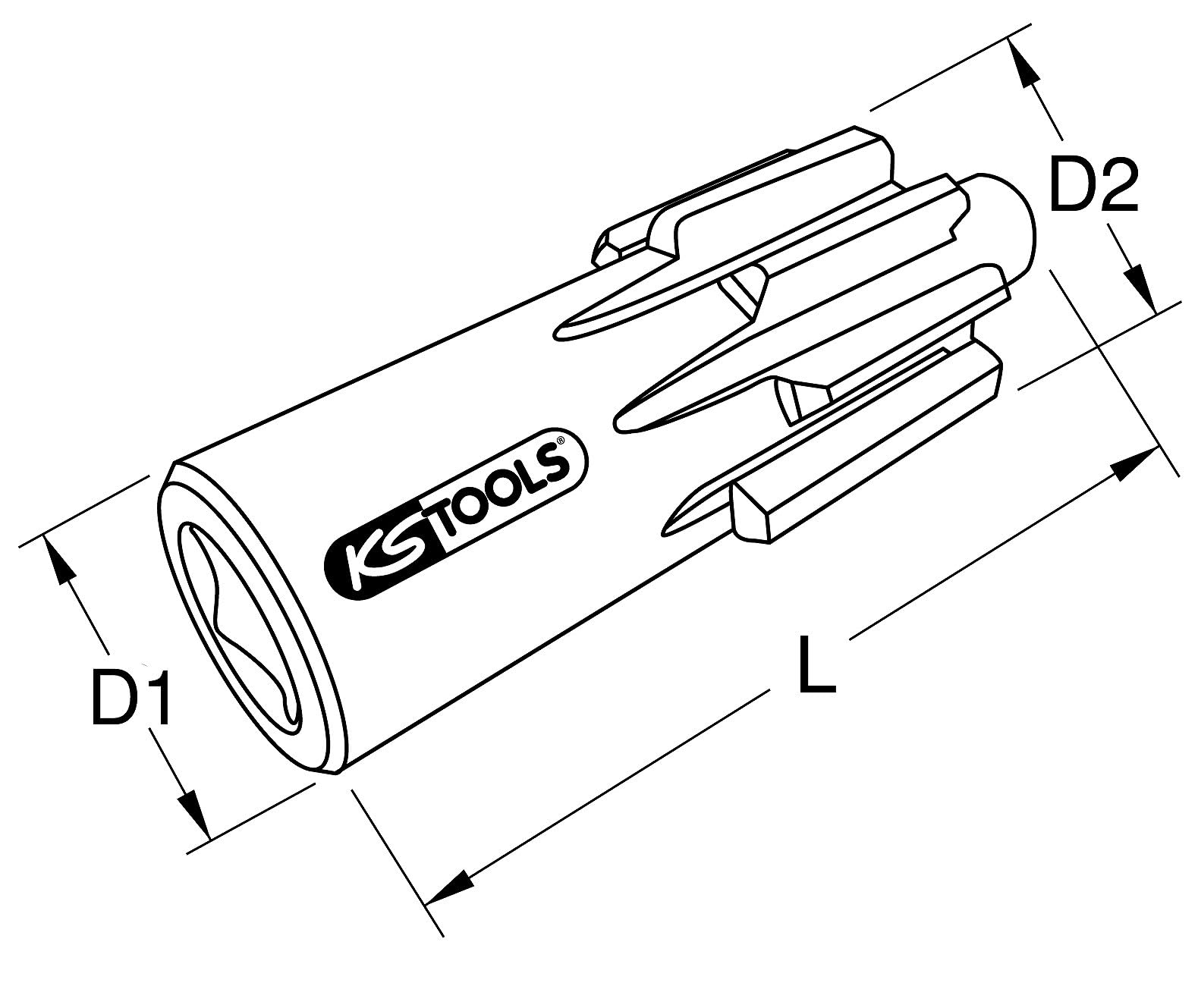 KS Tools 455.0106 Dispositivo per Motore di Avviamento DAF