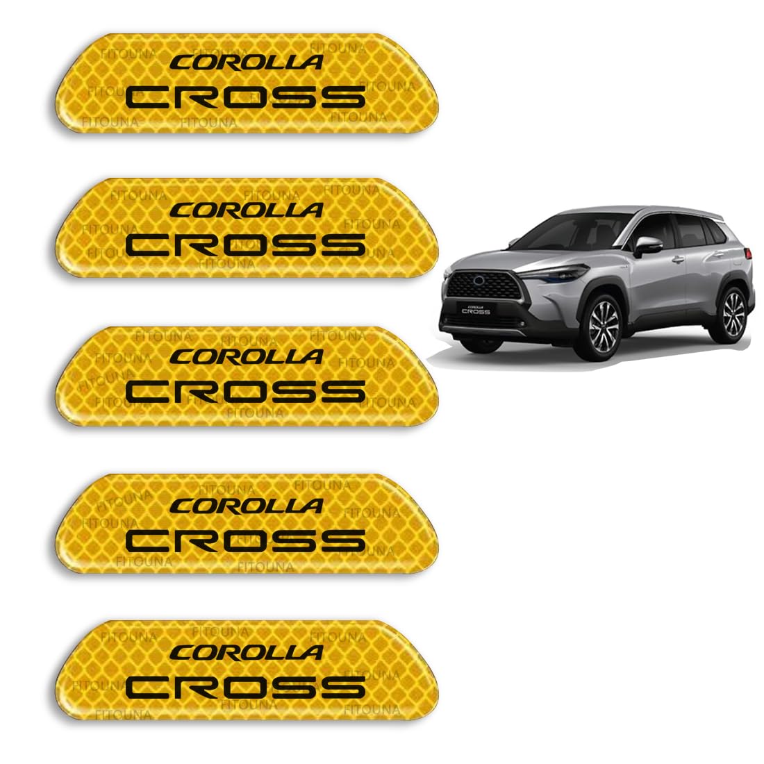Amazon.co.jp: カローラクロス 車用反射ステッカー カローラクロス