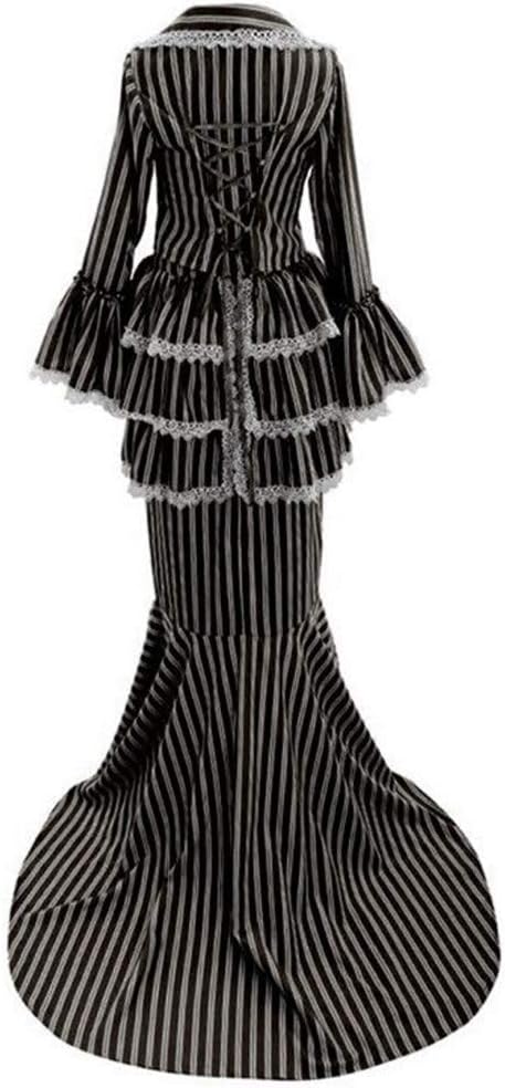 Fortunehouse Women's Vintage Victorian Steampunk Skirt Dress Costume Edwardian Dress Suit Coat Skirt
