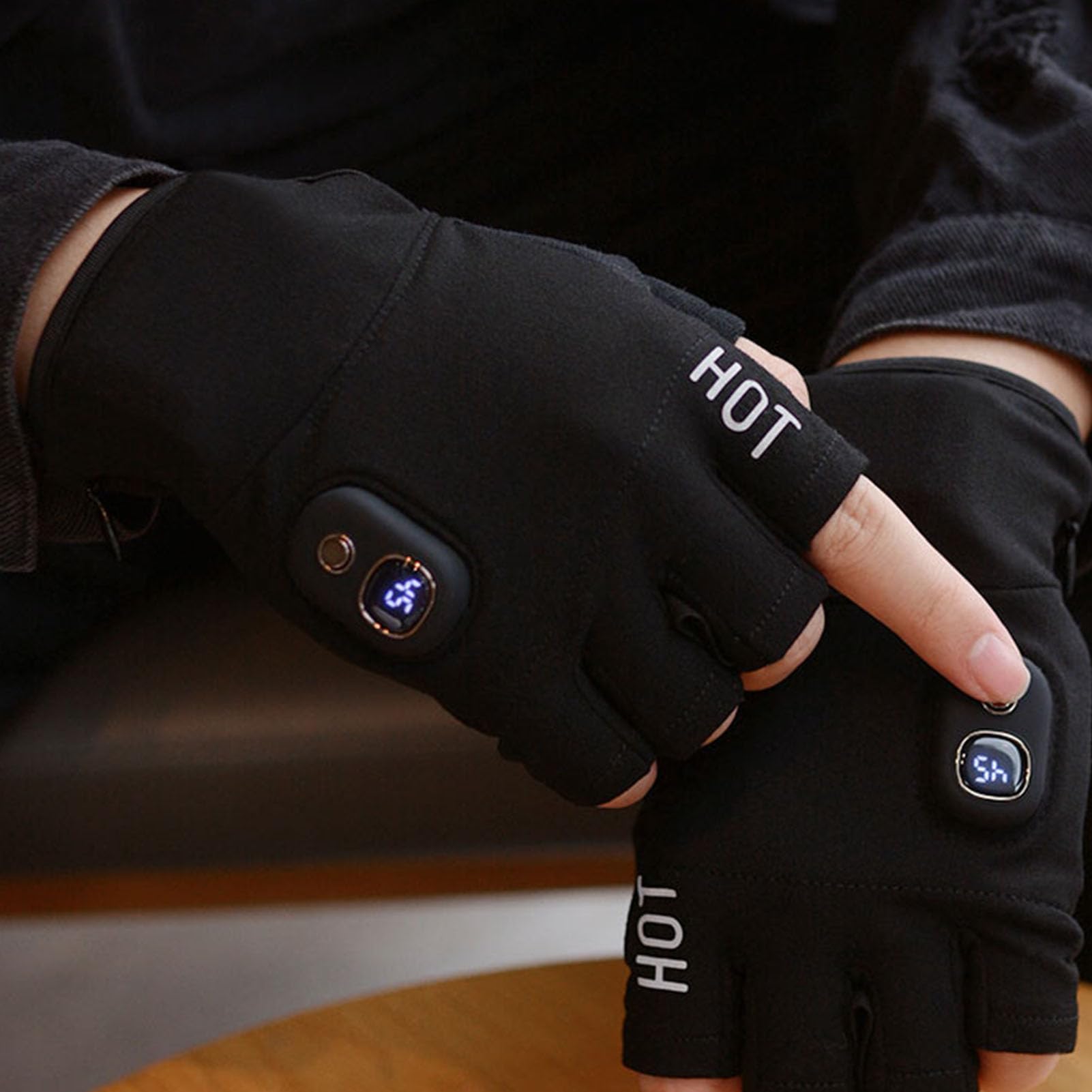 Guantes Térmicos con Pantalla Táctil Calefacción Eléctrica para Esquí Ciclismo Invierno, Unisex