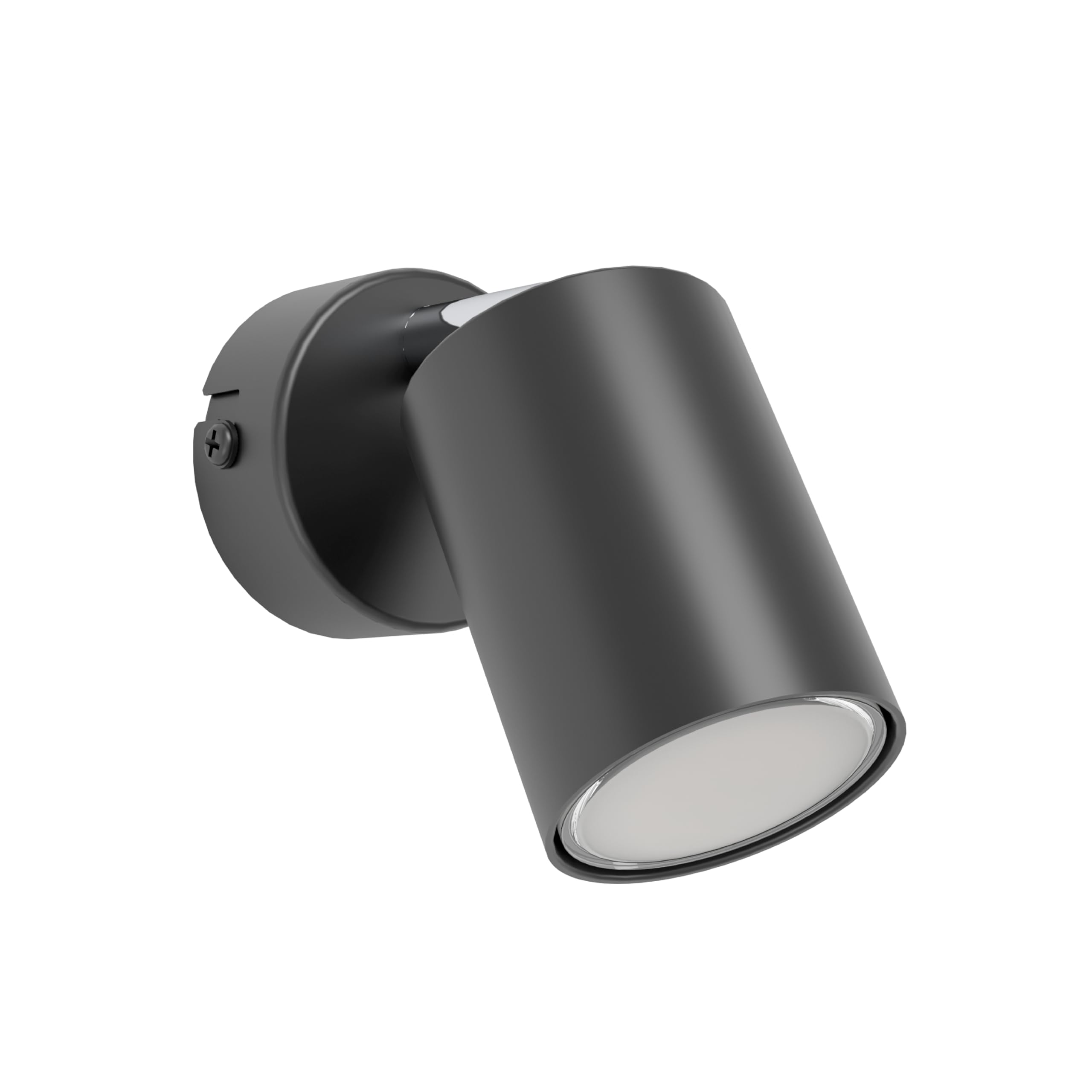 Eglo Indoor wall lamp Reciso-E, Light Fixture with Flexible Spotlight, spot for Reading, Black Steel, GU10 Socket