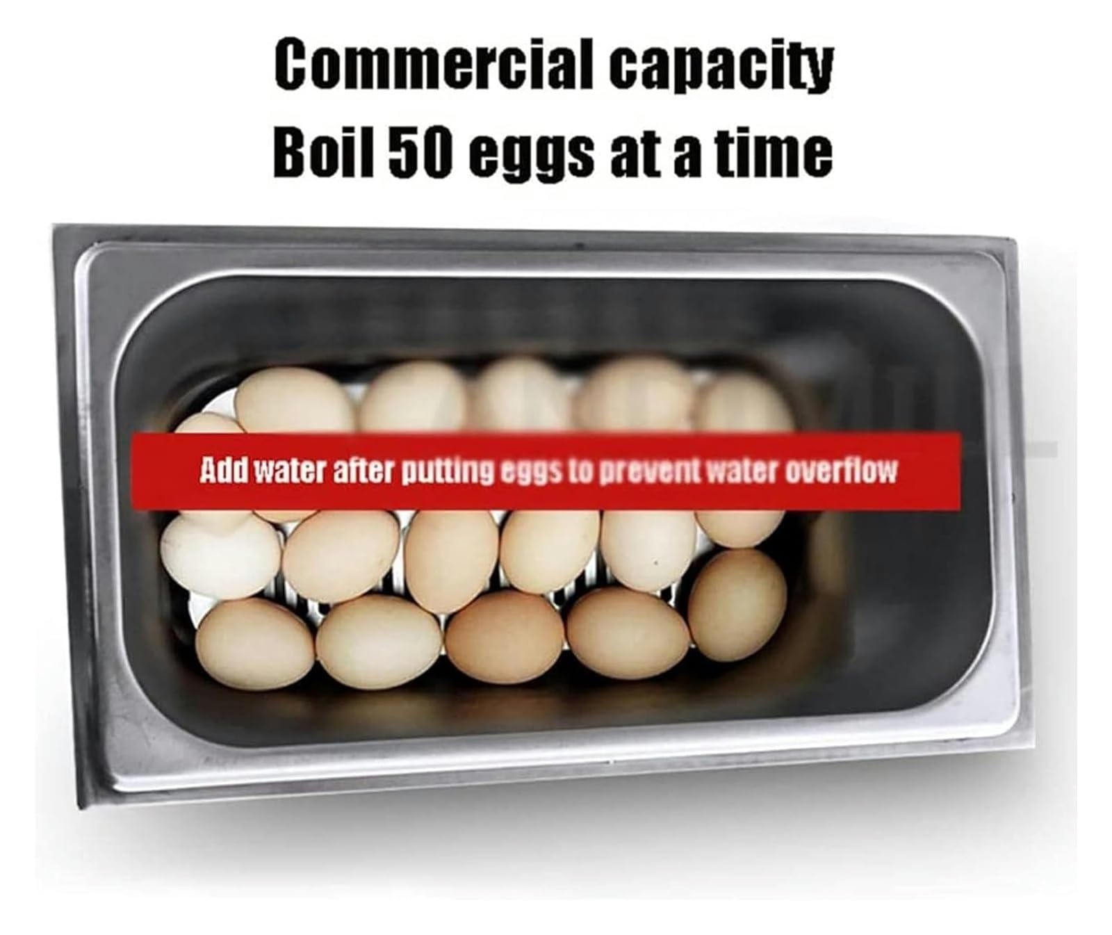 50 cuochi per uova a molla commerciali cuochi per uova a molla a caldo smart 9L cuochi per uova a molla a grande capacità cotti cotti di tipo soft-boiled intere uova bollite, per Snack bar, tribunali