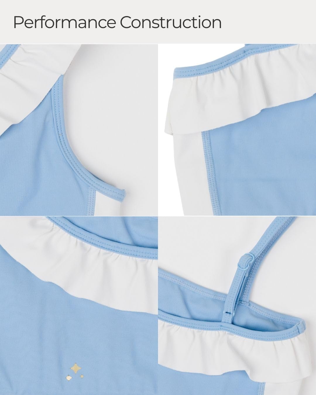 Girls Dance Crop Top – Stand Out Ruffle Active Top with Adjustable Strap for Dance Practice & Convention