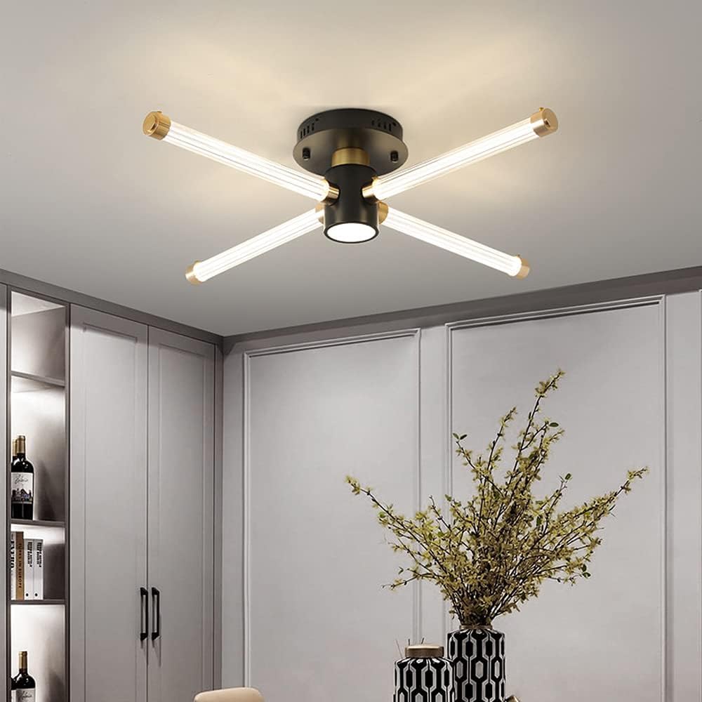 Chandelier LED dimmable évite la fatigue visuelle dans le salon moderne