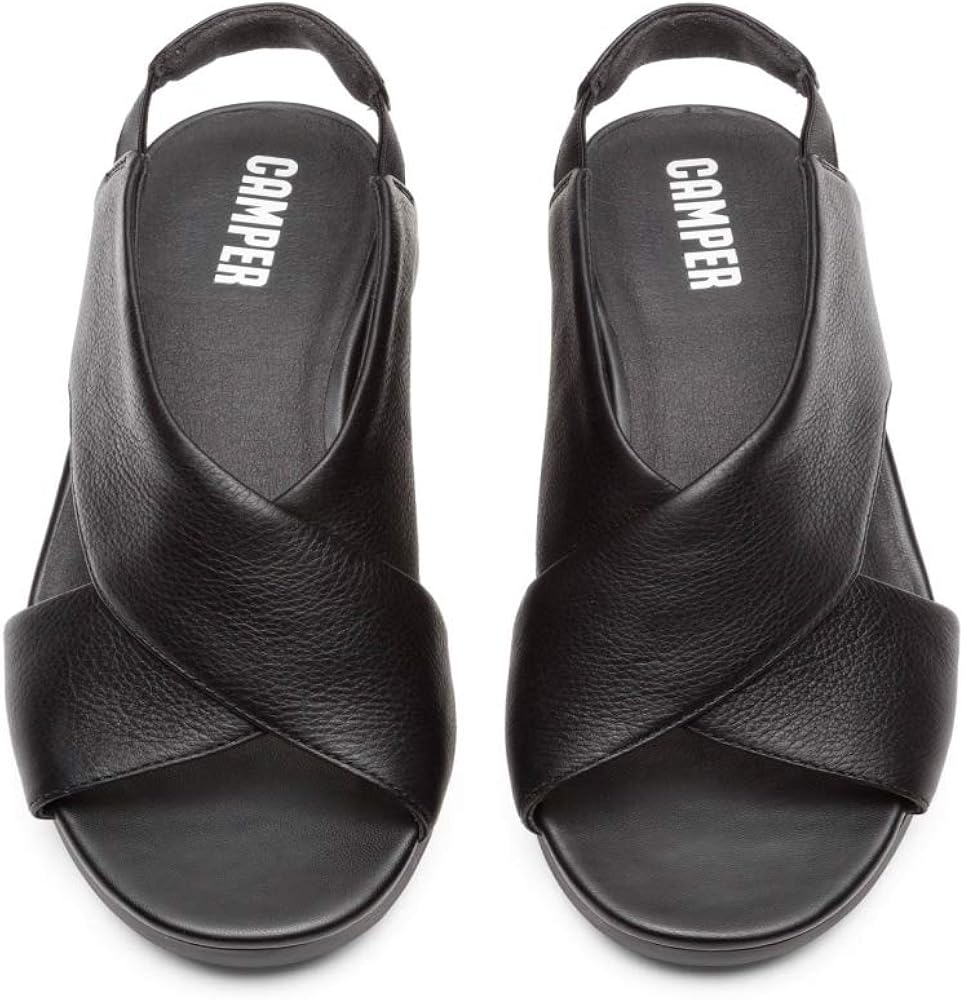 Camper Women's Balloon K200066 Platform Sandal 1 Black