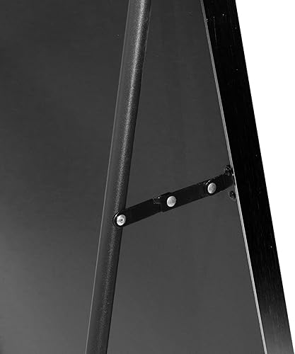 Miniatura 8 de Espejo arqueado de longitud completa, espejo de pie de 63 x 20 pulgadas, espejo de cuerpo completo, espejo de pared grande con marco de aluminio de