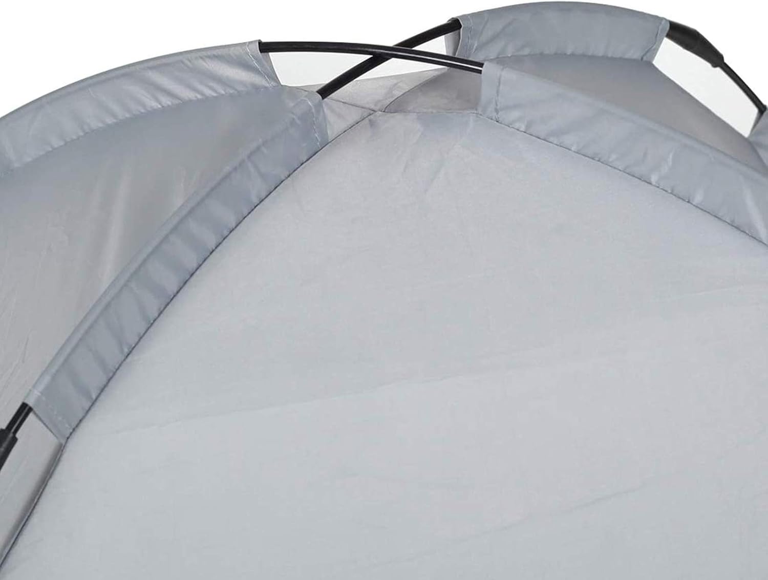 Elevated Dog Bed with Removable Canopy w/Convenient Carrying Bag Indoor Shade 1680D Portable Raised Oxford Fabric Outdoor Cooling Dog Cot Cat Bed Pet Tent for Camping (48", Grey)