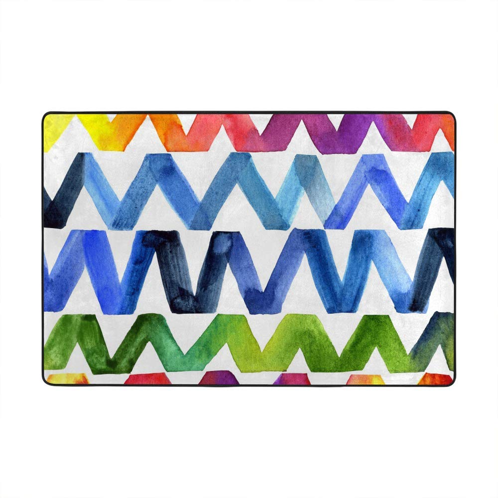 Tapis de sol ne perd pas ses poils velours corail épais aquarelle grand salon