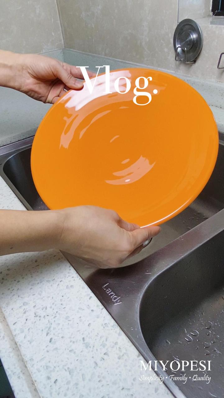 MIYOPESI 6.7-Inch Melamine Dessert Plates (Set Of 6) Seychelles