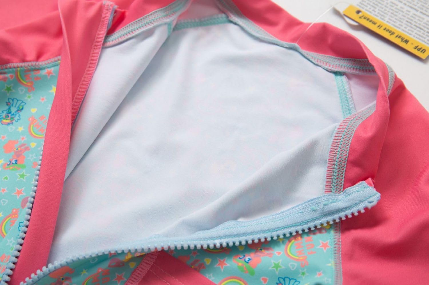 BONVERANO Kleiner Mädchen Badeanzug EIN Stück Mit Badekappe UV-Schutz 50+