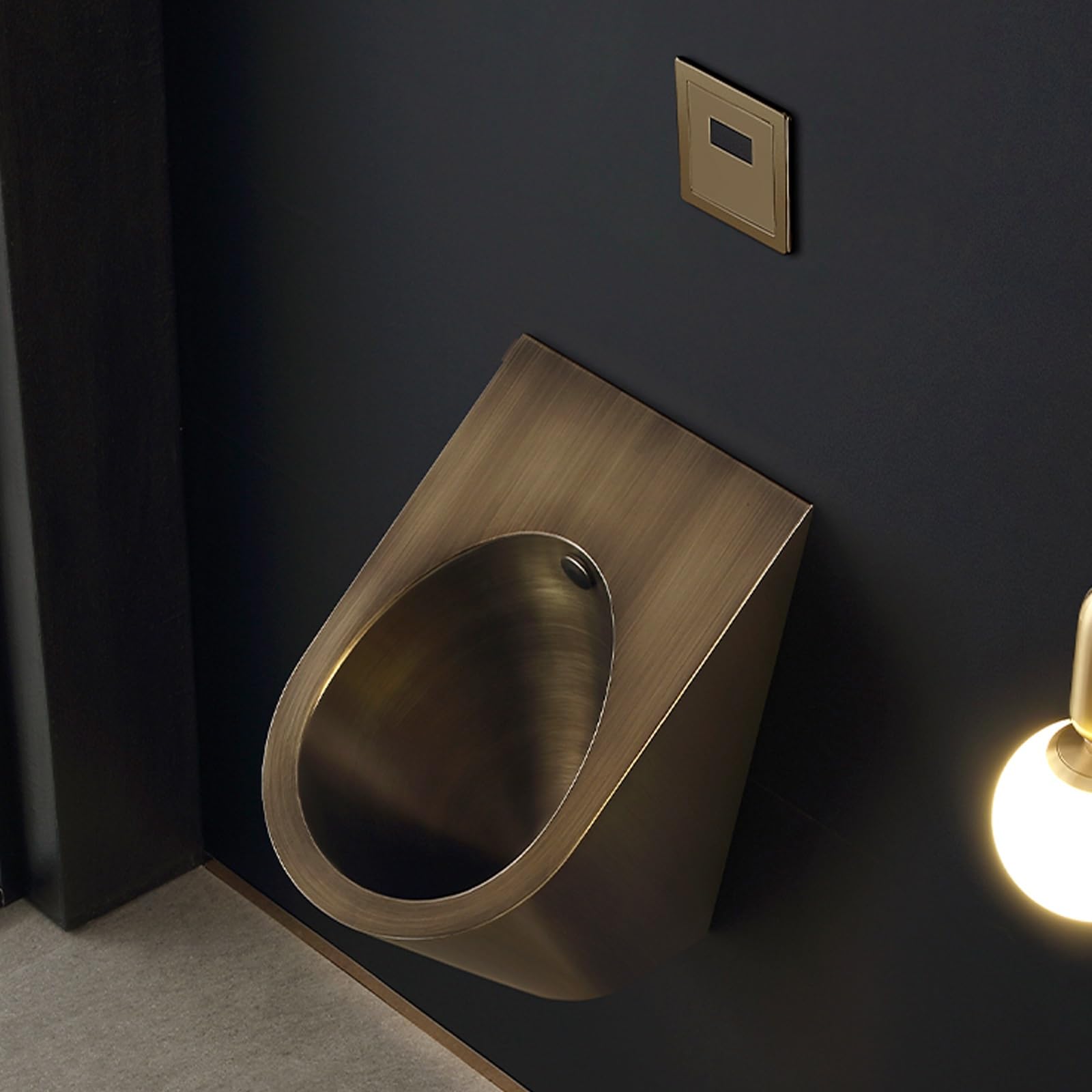 Urinario de inducción de acero inoxidable 304 comercial con descarga inteligente para adultos