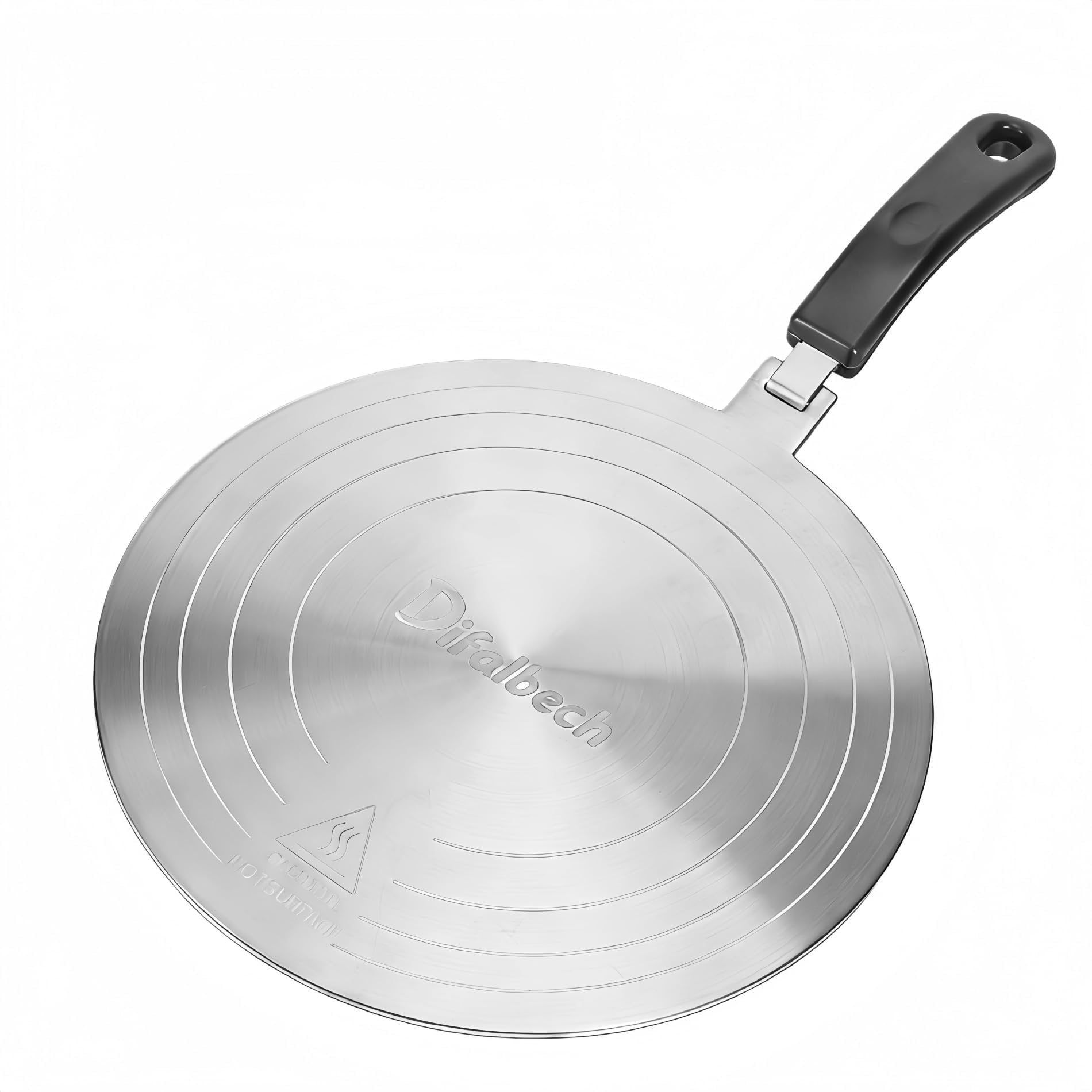 Photo 1 of 11 inch Detachable Induction Plate Adapter, Stainless Steel Heat Diffuser