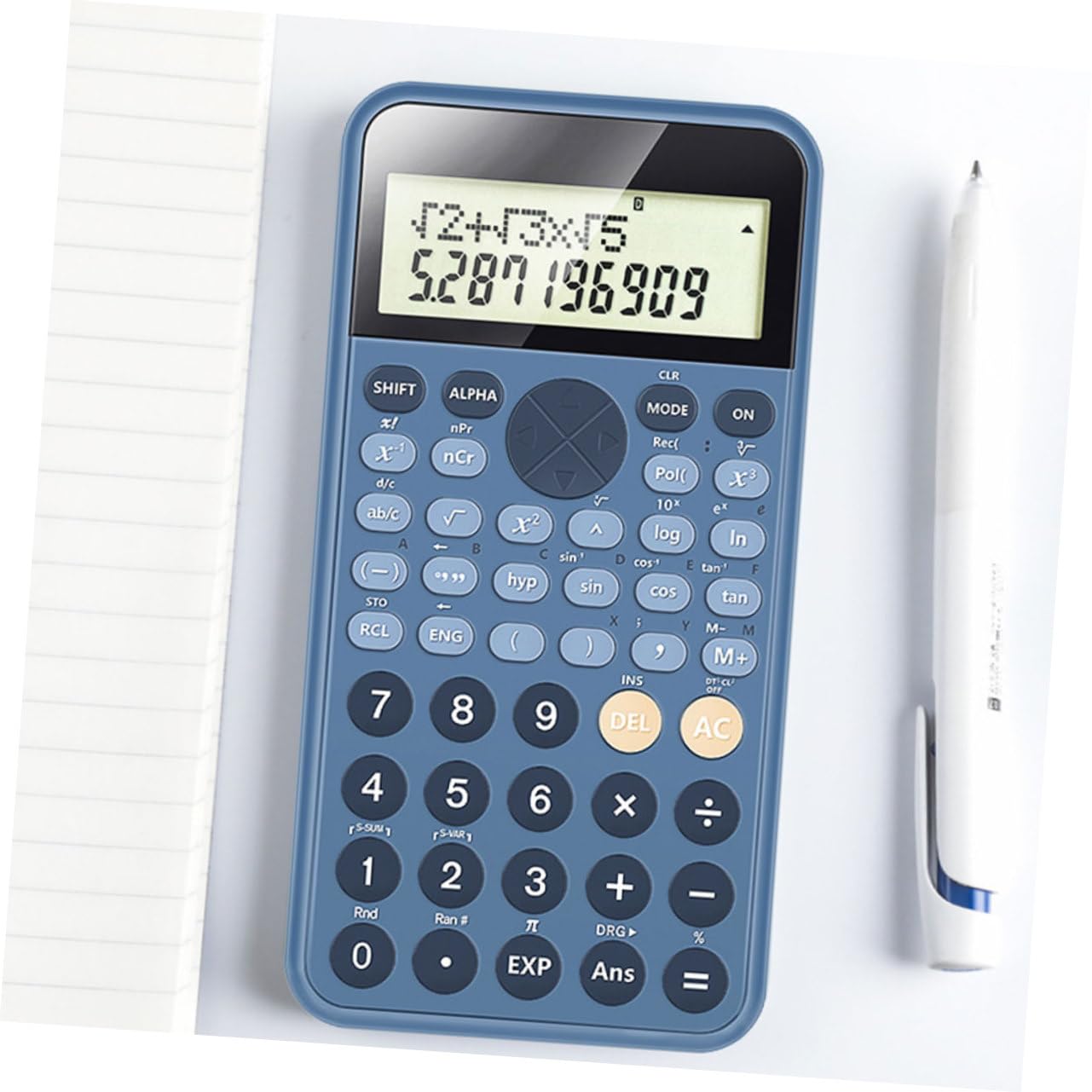 Lurrose Lot De 2 Calculatrices Électroniques Portables Et Pratiques pour Étudiants Grand Écran pour La Rentrée Scolaire Et La Comptabilité De Bureau