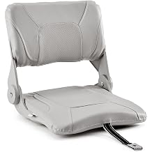 DeckMate Compact Folding Fishing Seat - Gray